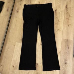 STYLE & CO Black Pull On Trouser Pants Size 18